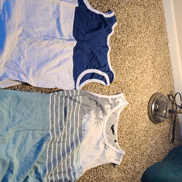 summer tank tops mens sleeveless M/L sz. - Picture 4 of 4